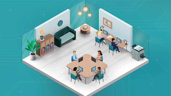Office floor