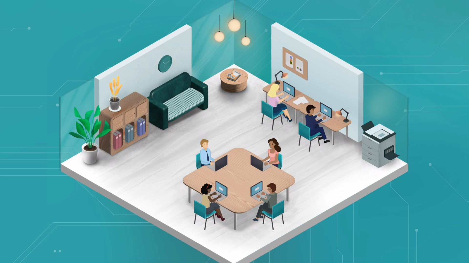 Office tower headquarters